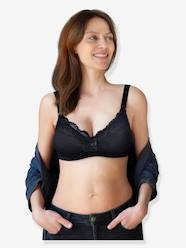 Maternity-Lingerie-Bras-Lace Trim Nursing Bra by CARRIWELL