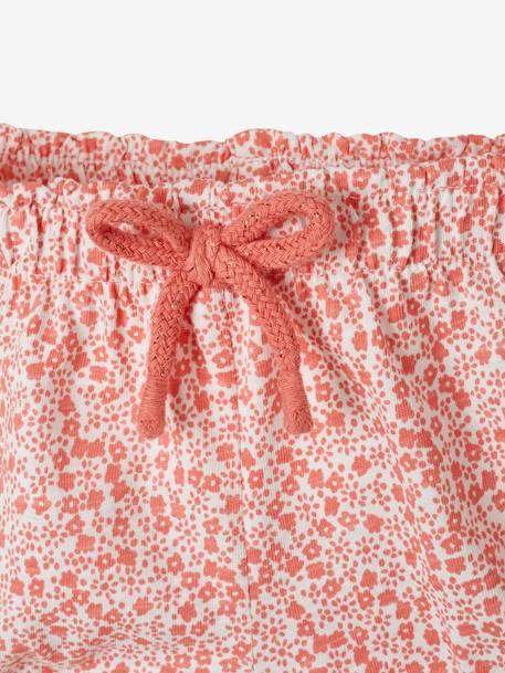 Jersey Knit Shorts, for Baby Girls sage green+White/Print+YELLOW MEDIUM ALL OVER PRINTED 