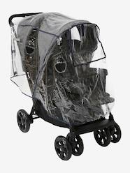 Nursery-Pushchairs & Accessories-Pushchair Accessories-Full-Body Rain Cover for Double Pushchair by Vertbaudet