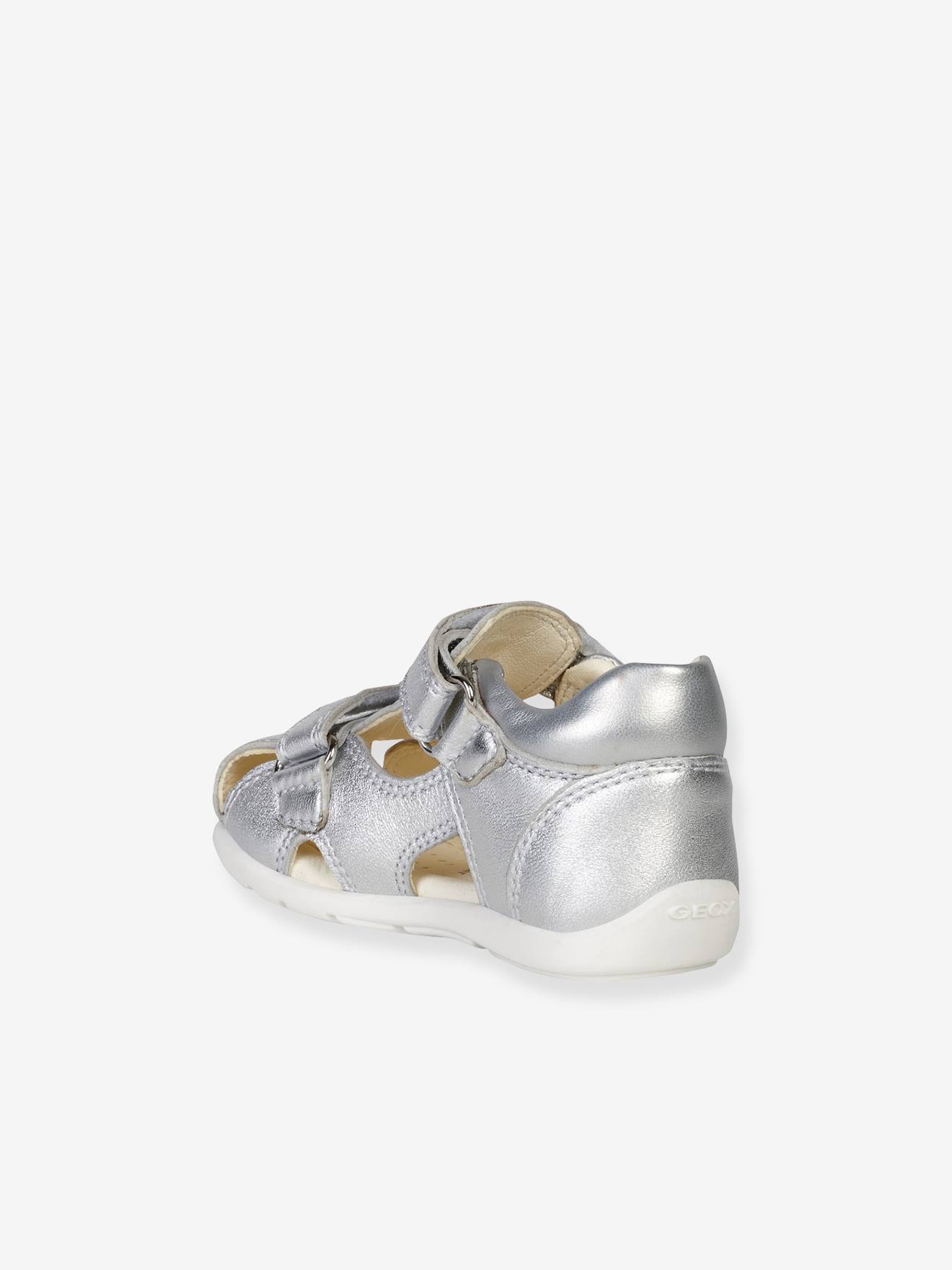 Geox 2024 silver sandals