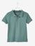 Short Sleeve Polo Shirt, Embroidery on the Chest, for Boys BLUE LIGHT SOLID WITH DESIGN+BLUE MEDIUM SOLID WITH DESIGN+electric blue+Green+GREY MEDIUM MIXED COLOR+pastel yellow+Red+WHITE LIGHT SOLID WITH DESIGN 