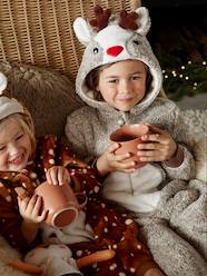 Boys-Nightwear-Plush Effect 'Reindeer' Onesie for Boys