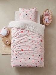 Children's Duvet Cover + Pillowcase Set, Happy Hearts Theme, Basics