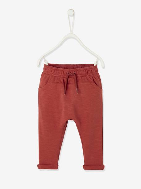 Baby Boys Fleece Trousers BEIGE LIGHT SOLID+caramel+Dark Blue+Green+GREY MEDIUM MIXED COLOR+Red+slate blue 