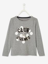 -Long Sleeve Top with Fancy Details, "Club de Sirènes" for Girls