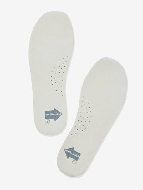 Pair of Leather Insoles Beige 