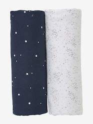 -Pack of 2 Covers for Cots & Co-Sleeping Cribs, in Organic Cotton*