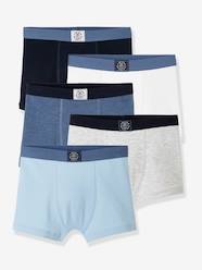 Boys-Underwear-Underpants & Boxers-Pack of 5 Boxers for Boys