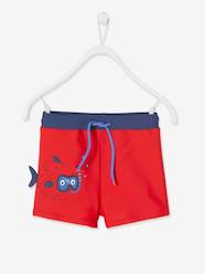 Boys-Swim & Beachwear-Swim Shorty with 3D Fish for Boys