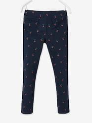 Girls-Trousers-NARROW Hip, MorphologiK Treggings with Printed Cherries, for Girls