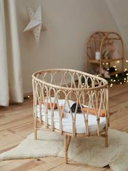 Toys-Dolls & Soft Dolls-Rattan Bed for Dolls