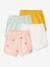 Pack of 4 Terry Cloth Shorts, for Babies Dark Yellow 