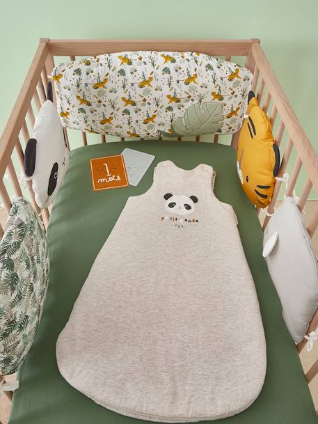 Sleeveless Baby Sleep Bag, PETIT PANDA Grey 