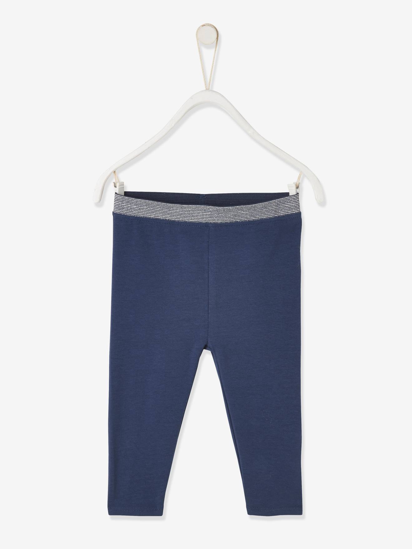 Navy blue leggings deals for baby girl