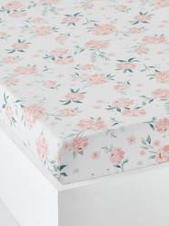 Bedding & Decor-Fitted Sheet for Babies, EAU DE ROSE Theme