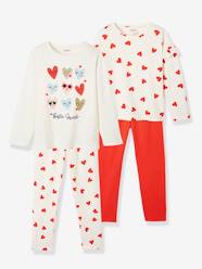 Pack of 2 Hearts Pyjamas