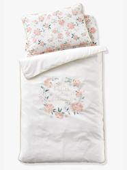 Bedding & Decor-Fitted Sheet for Babies, EAU DE ROSE Theme