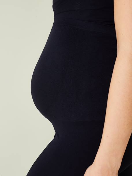 Seamless Leggings for Maternity Black 