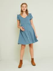 Maternity-Cotton Gauze Dress, Maternity & Nursing Special