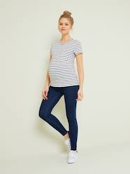 -Seamless Treggings, Denim Effect, for Maternity