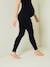 Seamless Leggings for Maternity Black 