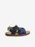 Touch-Fastening Sandals for Boys Blue+Grey Anthracite 