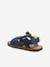 Touch-Fastening Sandals for Boys Blue+Grey Anthracite 