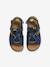 Touch-Fastening Sandals for Boys Blue+Grey Anthracite 