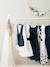 Occasion Wear Cotton/Linen Waistcoat for Boys Beige+blue+Dark Blue 