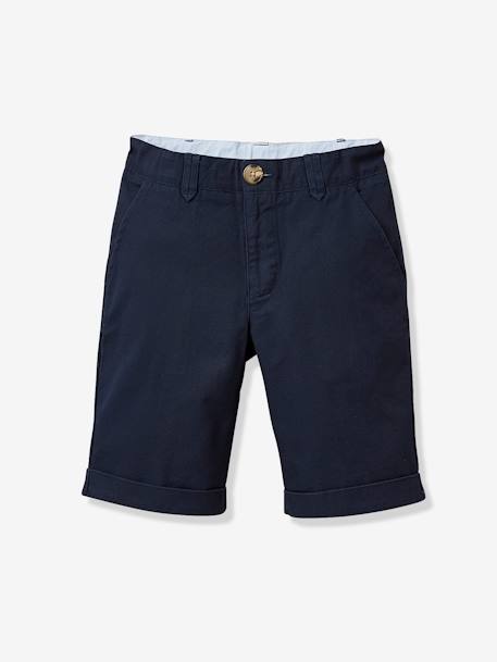 Boy's classic Bermuda shorts Navy 