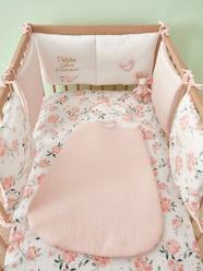 Bedding & Decor-Baby Bedding-Sleeveless Baby Sleep Bag in Cotton Gauze, EAU DE ROSE Theme