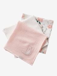 Nursery-Pack of 3 Nappies, EAU DE ROSE Theme