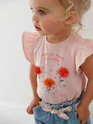 Baby-T-Shirt with Flowers in Relief, for Babies