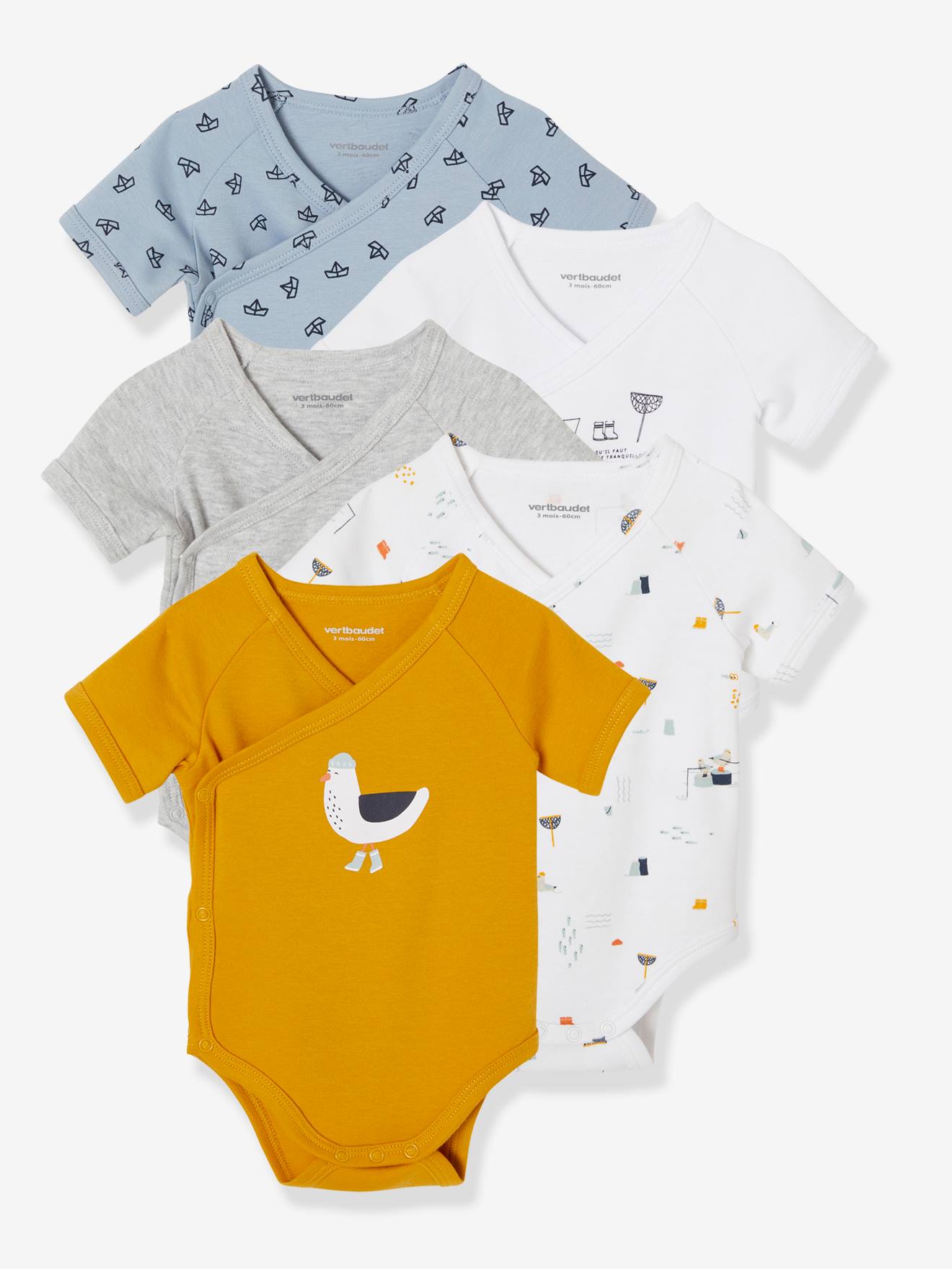 Side opening deals baby vests