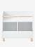 Storage Unit, Mixed Shelf + Trays, Ptilou Wood/White 