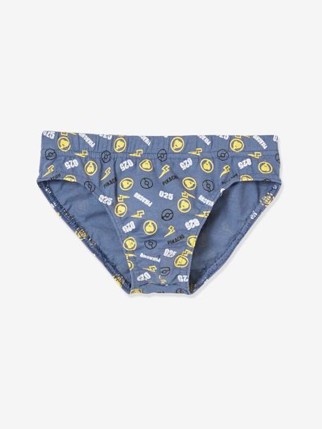 Pack of 3 Pokemon® Briefs for Boys Light Grey 