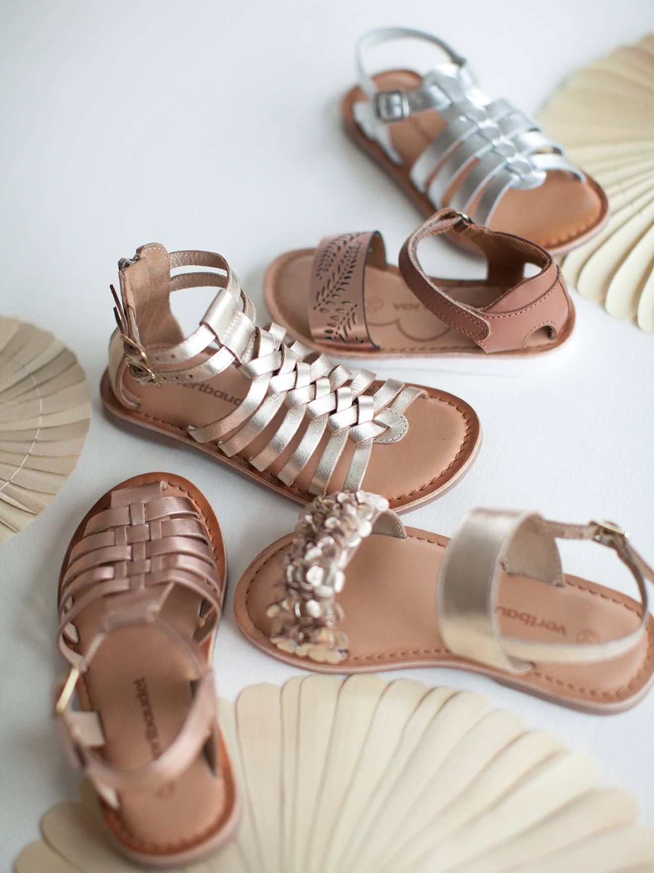 Cheap rose store gold sandals