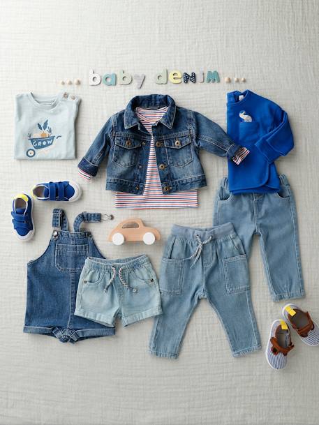 Denim Dungarees for Babies Denim Blue 