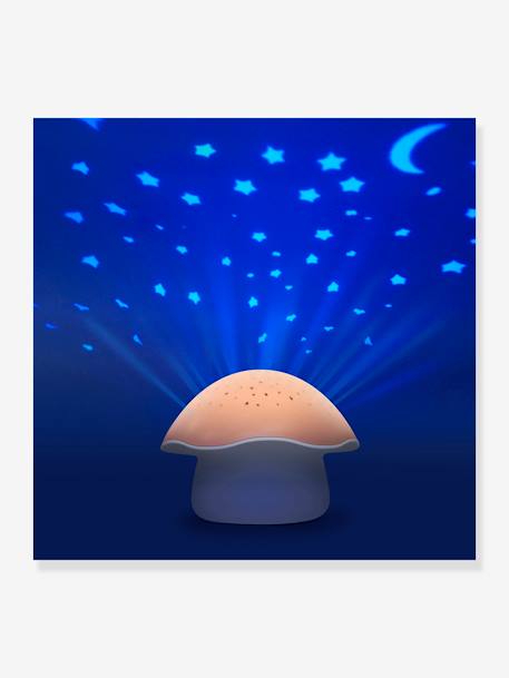 Musical Night Light with Star Projector, Champignon by PABOBO Blue+Pink 