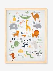 Bedding & Decor-Decoration-Wall Décor-Jungle Alphabet Frame + Poster