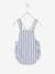 Playsuit for Newborn Babies Dark Blue Stripes+ecru+Green+pale yellow 