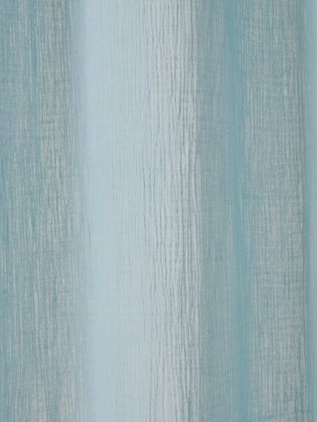 Semi-Sheer Curtain in Cotton Gauze Light Blue+Light Pink 