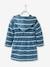 Striped Bathrobe with Hood for Children Blue Stripes 
