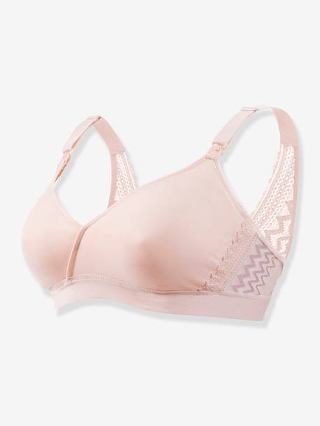 Maternity & Nursing Wireless Bra, Serena by CACHE COEUR Black+Dark Grey+Light Pink 