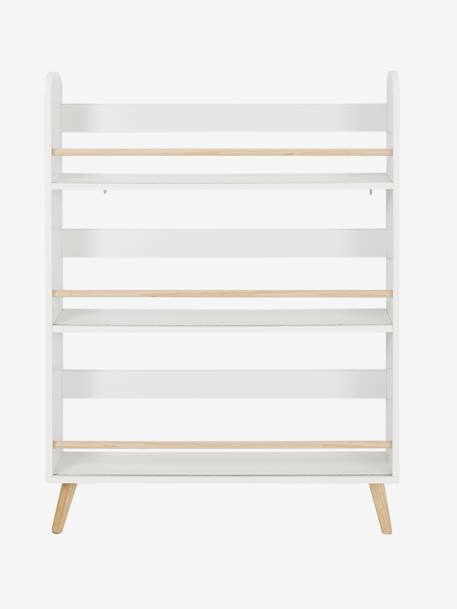 Book Display Stand, Confetti Wood/White 