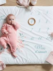 Bedding & Decor-Baby Bedding-Blankets & Bedspreads-Photo Mat for Babies, EAU DE ROSE Theme