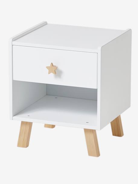 Bedside Table, Ursa Major White 