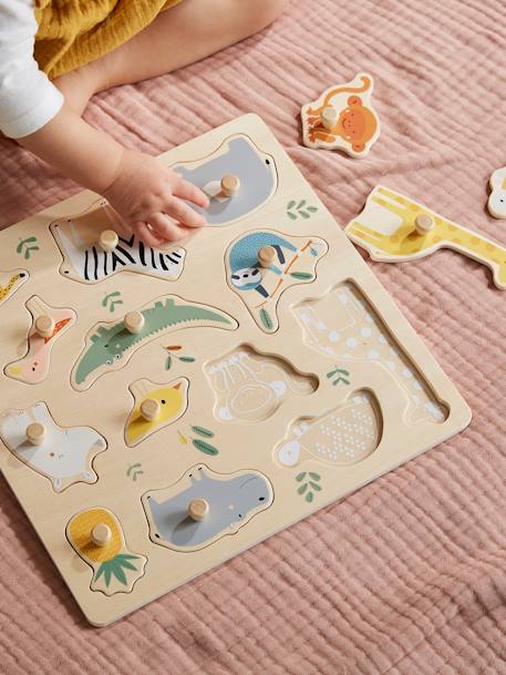 Jungle Peg Puzzle - Wood FSC® Certified Multi 