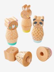 -Screw-On Animals Game - Wood FSC® Certified