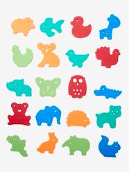 Nursery-Bathing & Babycare-Foam Bath Stickers + Bath Net